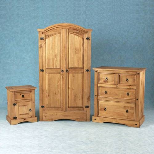 Corona Mexican Pine Bedroom Furniture Set