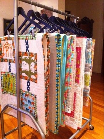 Creative Quilt Display Rack for Craft Fairs