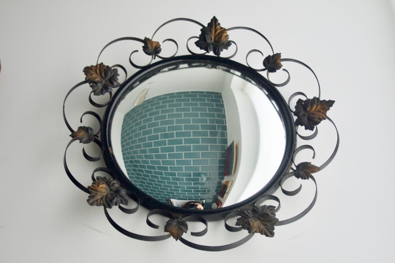 Decorative Ornate Fish Eye Wall Mirror