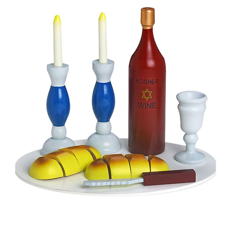 Deluxe Wooden Shabbat Toy Set - Your Holy Land Store