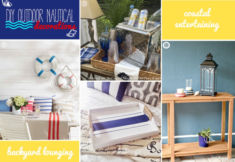 DIY Nautical Outdoor Decor Ideas for Beach Backyards