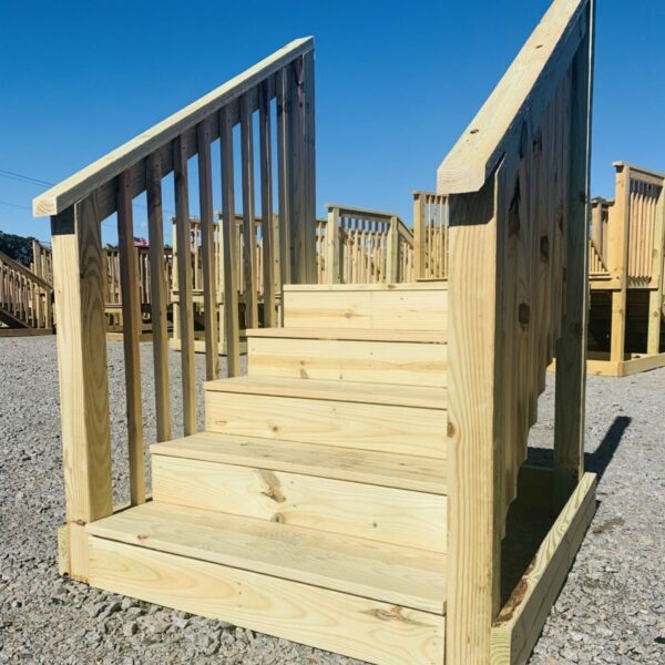 Durable Prebuilt Wooden Steps for Mobile Homes
