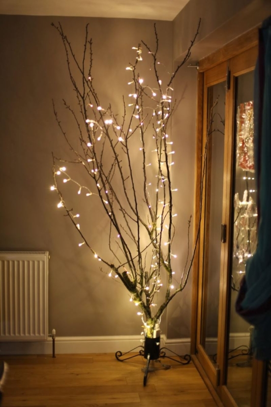 Elegant Indoor Decorative Tree with Warm Lights