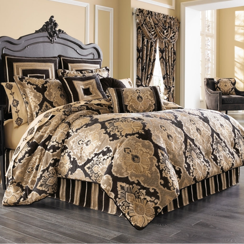 Elegant Luxury Comforter Sets with Coordinated Curtains