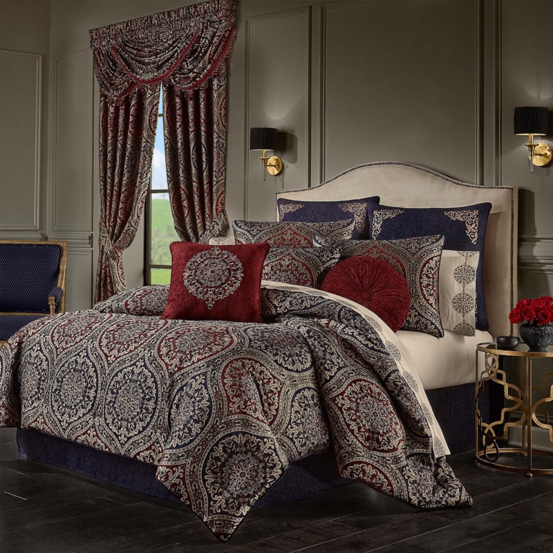 Elegant Luxury Comforter Sets with Matching Curtains