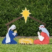 Elegant Outdoor Nativity Scene Decoration Ideas