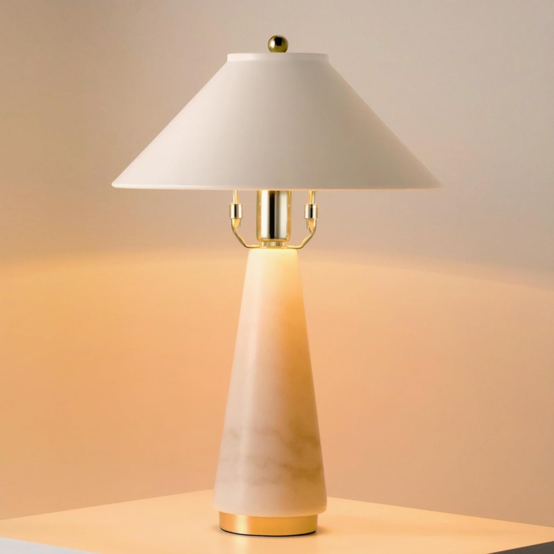 Elegant Small Kitchen Counter Lamp with Marble Base