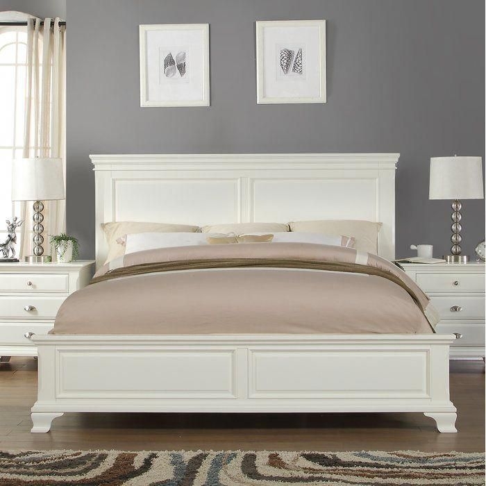 Elegant White Wood Bedroom Furniture Set