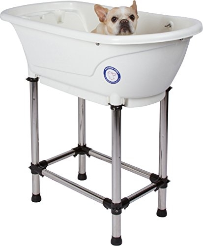 Elevated Dog Bath Tub for Easy Home Grooming