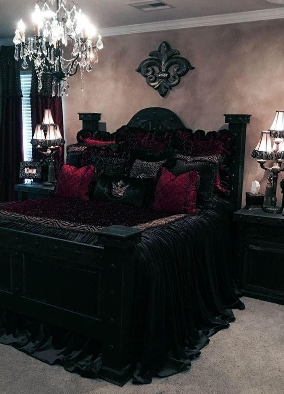 Gothic Lair in 2020 | Gothic decor bedroom, Gothic bedroom furniture ...