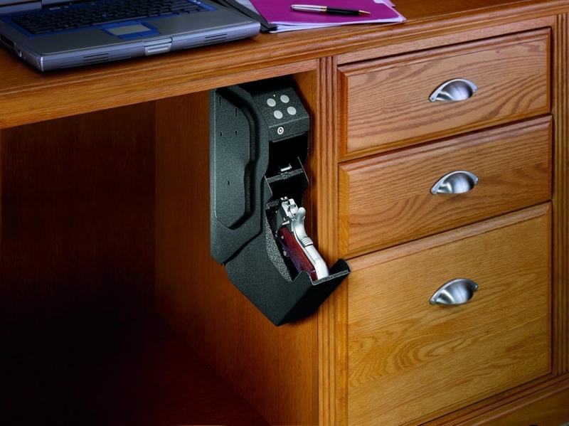 Hidden Under Desk Quick Access Gun Safe