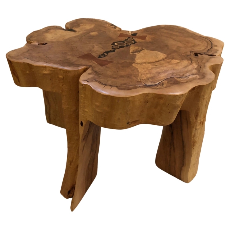 Irregular Maka Wood Natural Edge Coffee Table