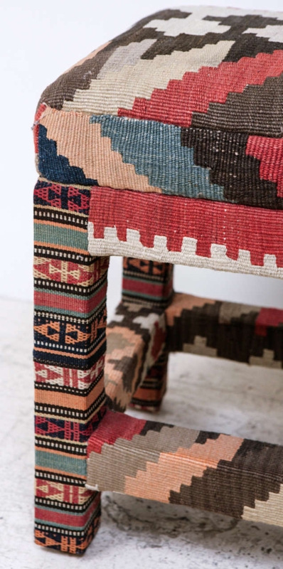 Kilim Upholstered Bench at 1stDibs | kilim covered bench, kilim benches ...