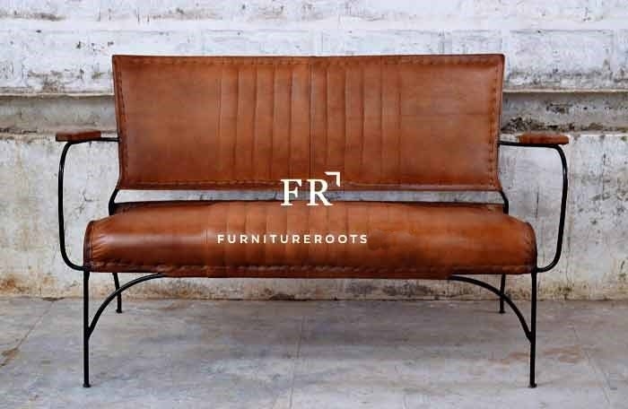 Leather Dining Bench With Back for Resorts & Vacation Villas at Rs 7710 ...