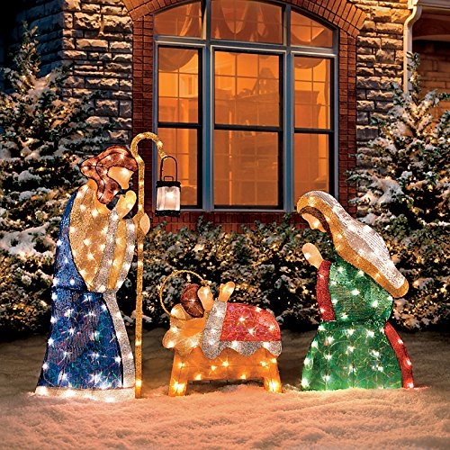 Lighted Nativity Scene For Yard at Aron Desrochers blog
