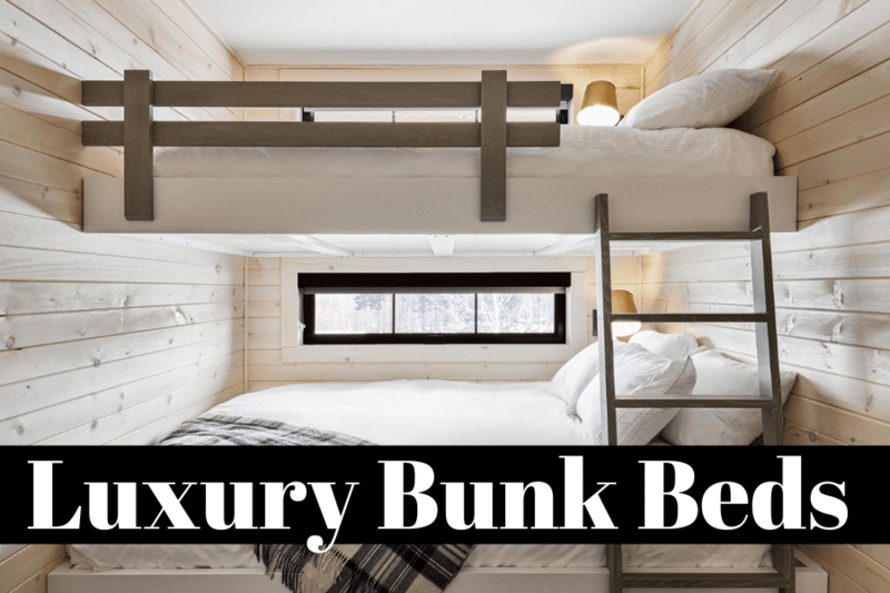 Luxury Bunk Beds in Modern Cozy Bedroom