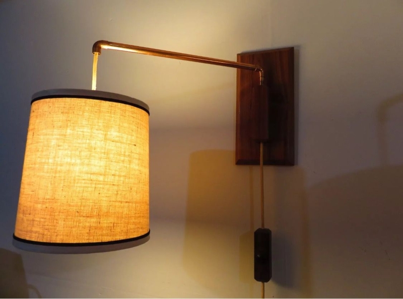 Mid Century Modern Adjustable Wall Sconce Light