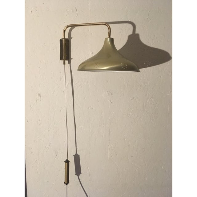 Mid-Century Modern Weighted Retractable Wall Sconce