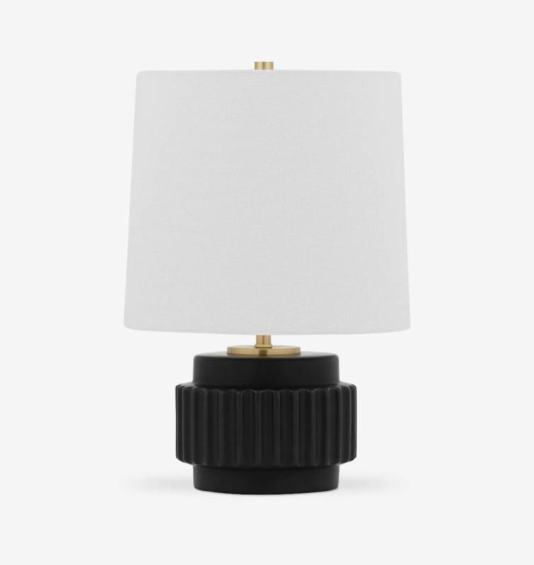 Modern Black and White Kitchen Counter Lamp