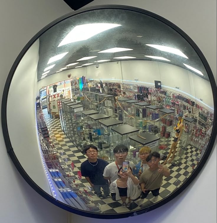 Modern Fisheye Spherical Mirror Interior Design