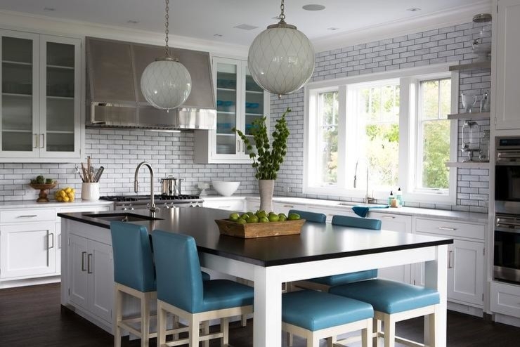 Modern Kitchen Island Table Combination Design