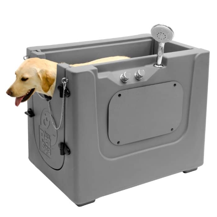 Modern Outdoor Dog Bath Station with Shower Head