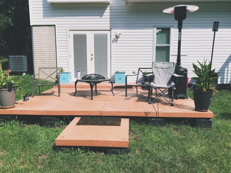 Modular Portable Outdoor Patio Decking System Design