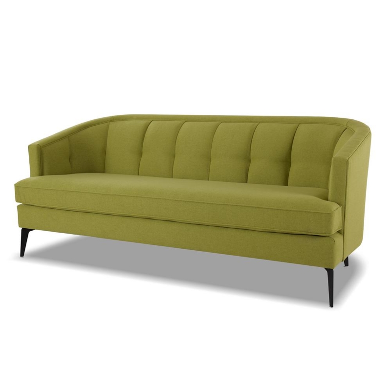Moss Green Mid-Century Modern Sofa by Sandy Wilson