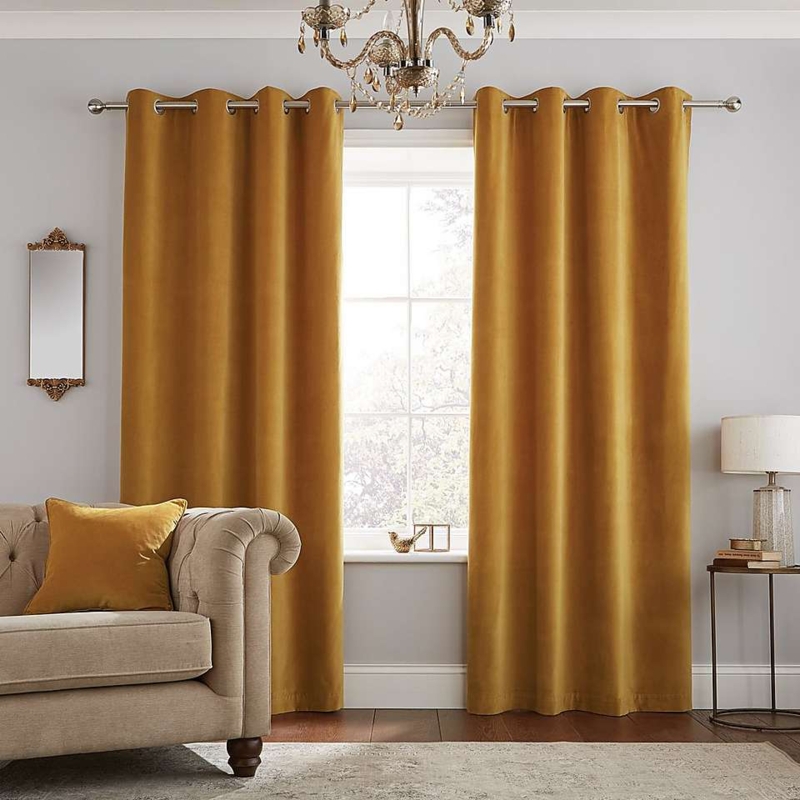 Mustard Colored Curtains