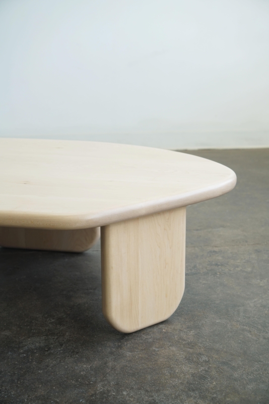 Organic Shaped Maple Coffee Table by Last Workshop