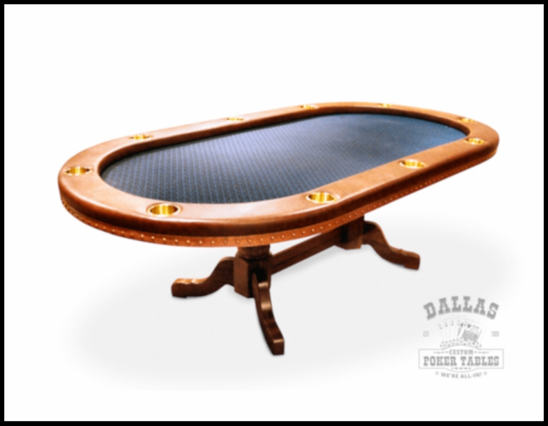 Oval Poker Tables - Dallas Custom Poker Tables