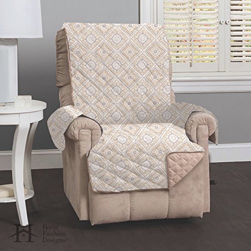 Patterned Recliner Chair Footrest Protective Covers
