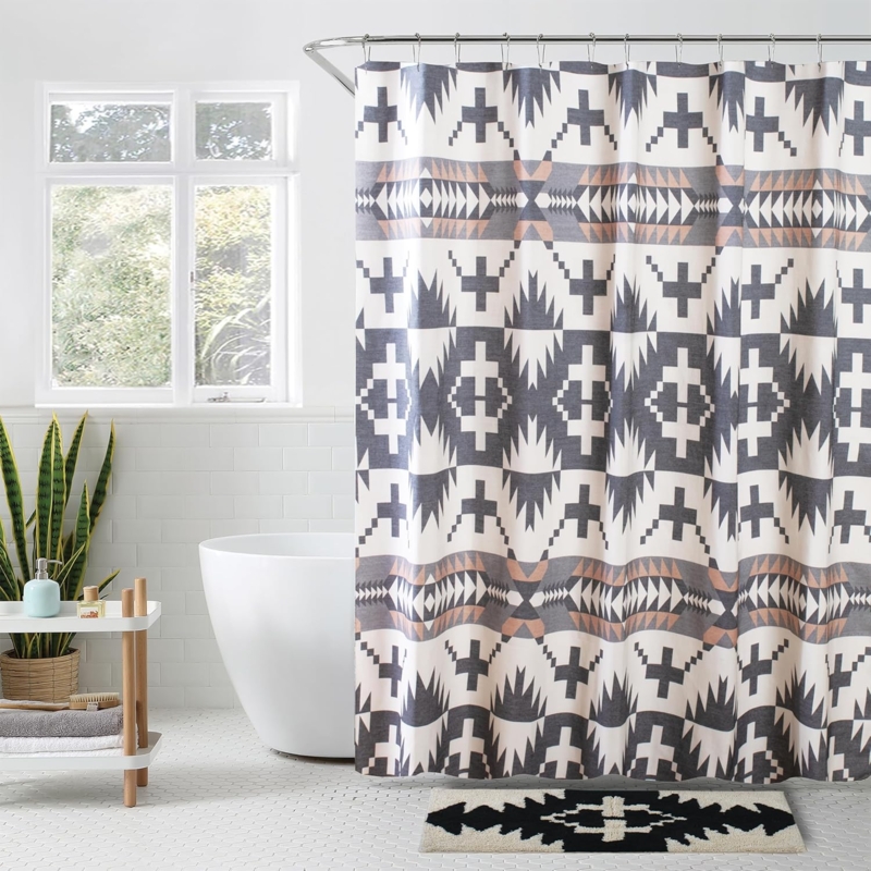 Pendleton Spider Rock Geometric Shower Curtain