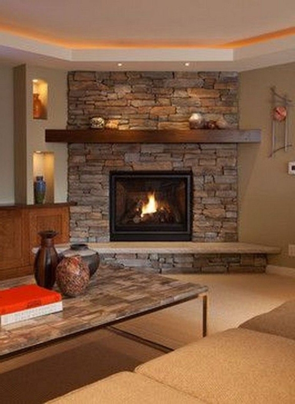 Pictures Of Corner Fireplace Mantels  Fireplace Guide by Linda