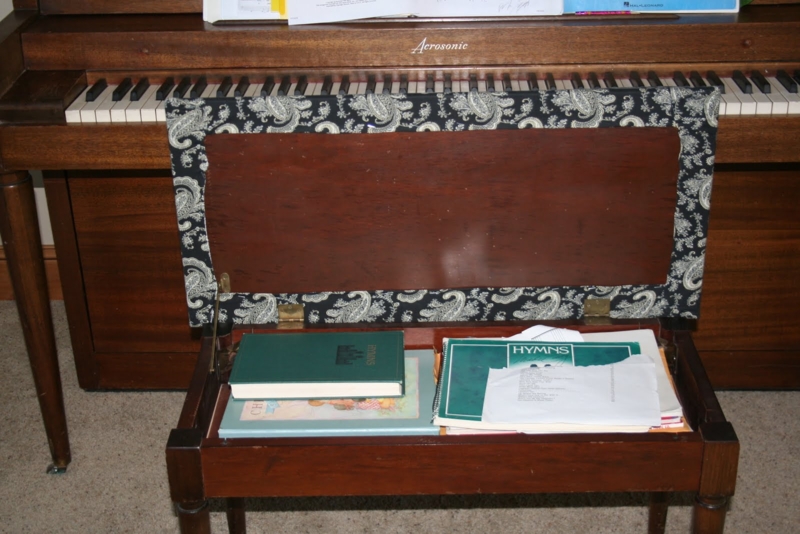 Pieces By Lisa: Piano Bench Cushion
