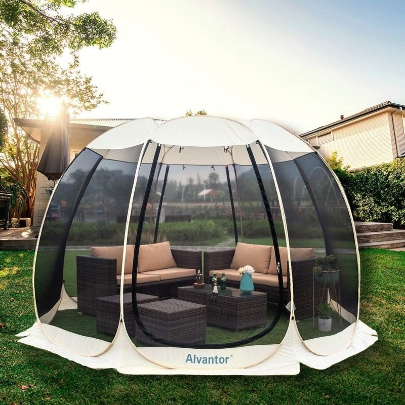 Pop-Up Portable Screened-In Porch for Outdoor Comfort