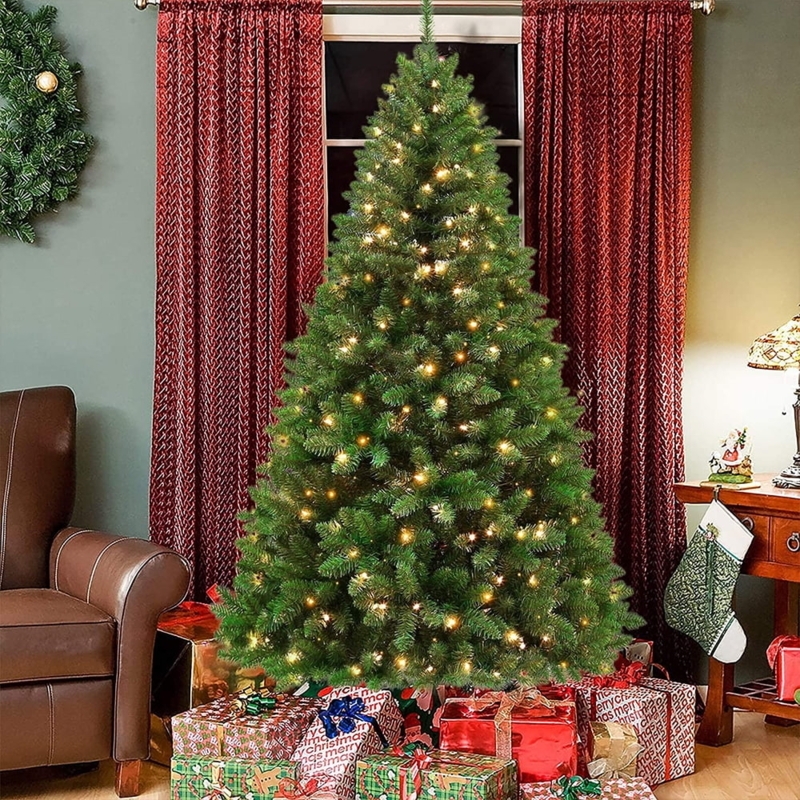 Pre-lit Premium 7.5FT Artificial Christmas Tree