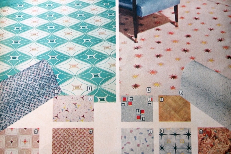 Retro Vinyl Sheet Flooring Patterns for Stylish Interiors