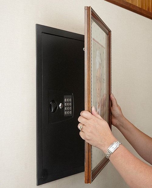 Safety and convenience with hidden safes - Safes reviews | Wall safe ...