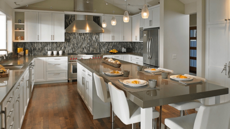 Stupendous Collections Of Dining Island Table Photos | Shikalexa