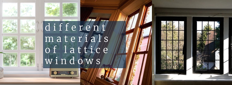 Stylish Lattice Windows in Various Materials