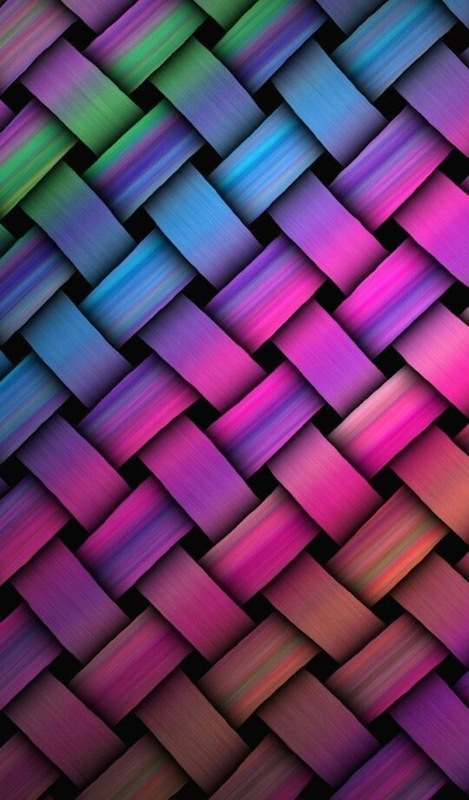 Vibrant Jewel Tone Woven Texture Wallpaper