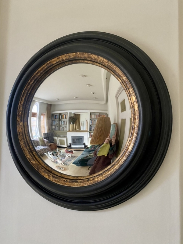 Vintage Convex Fish Eye Parlour Mirror Decor