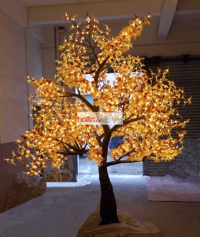 Warm LED Maple Tree Light Decoration