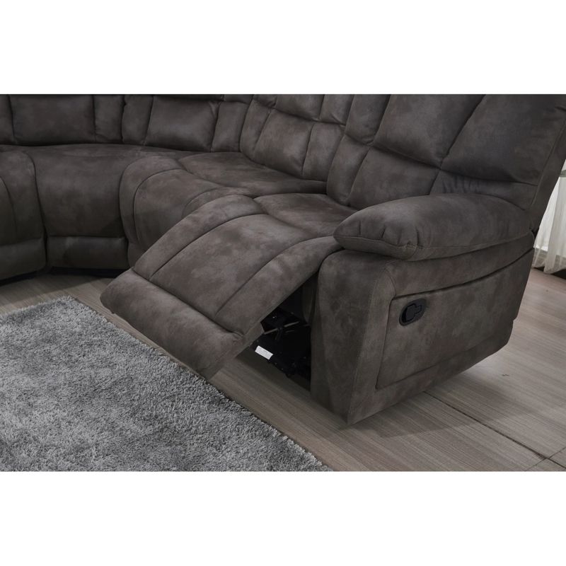 Copey Upholstered Reclining Sectional | Foter