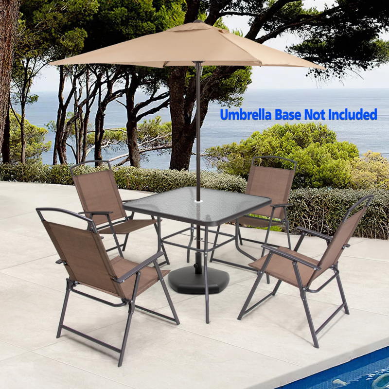 Funnell 4 - Person Square Outdoor Dining Set | Foter