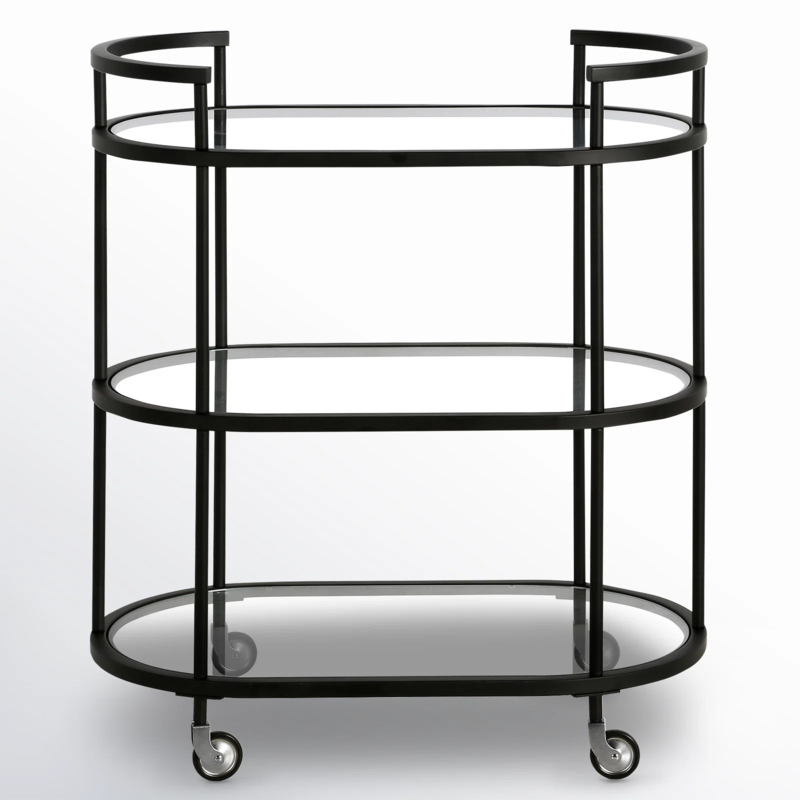 Rosario Metal Bar Cart - Thumbnail 2