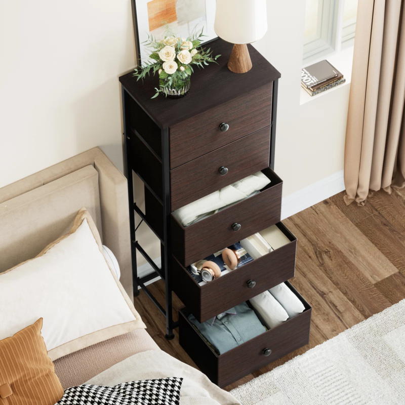 Ojaswi 5-Drawer Dresser, Chest of drawers, Bedroom dresser | Foter
