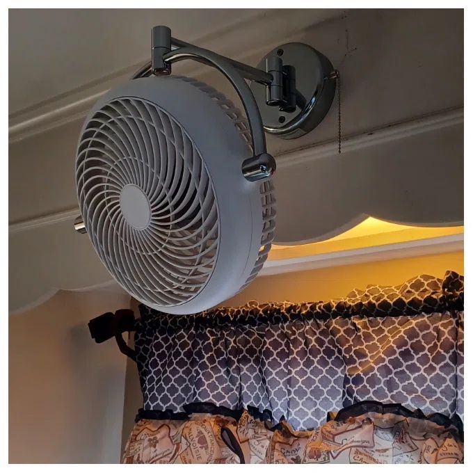Small Stylish Wall Fan | Foter