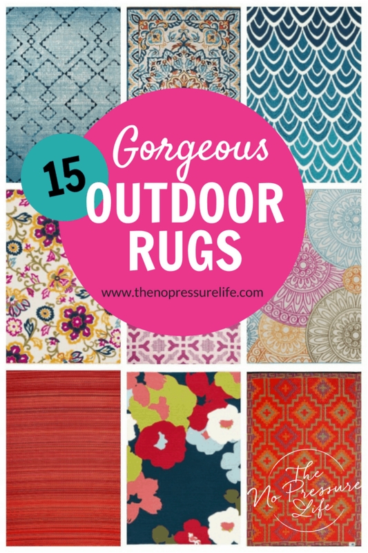 15 Colorful Outdoor Rugs That Will Make Your Porch Pop!